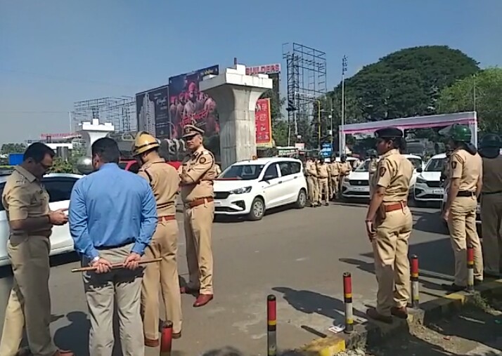 पिंपरी चिंचवड शहरात कडेकोट पोलीस बंदोबस्त