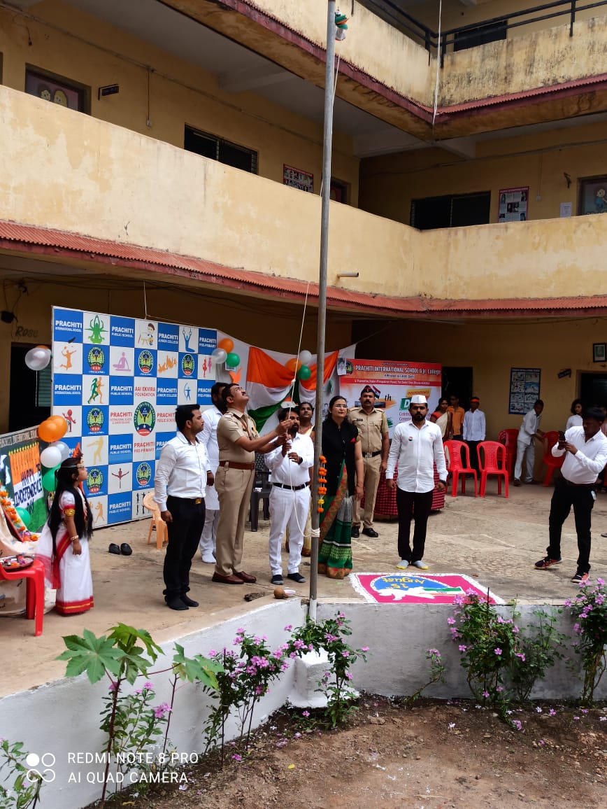 Independence day was celebrated with great enthusiasm and patriotic fervor on 15th August, 2021 in the Prachiti International School and Junior college