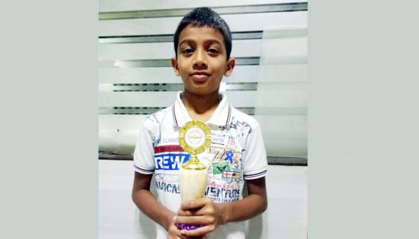 10 वर्षीय सार्थकची आतंरराष्ट्रीय अ‍ॅबॅकसच्या चॅम्पियनशिपला गवसणी