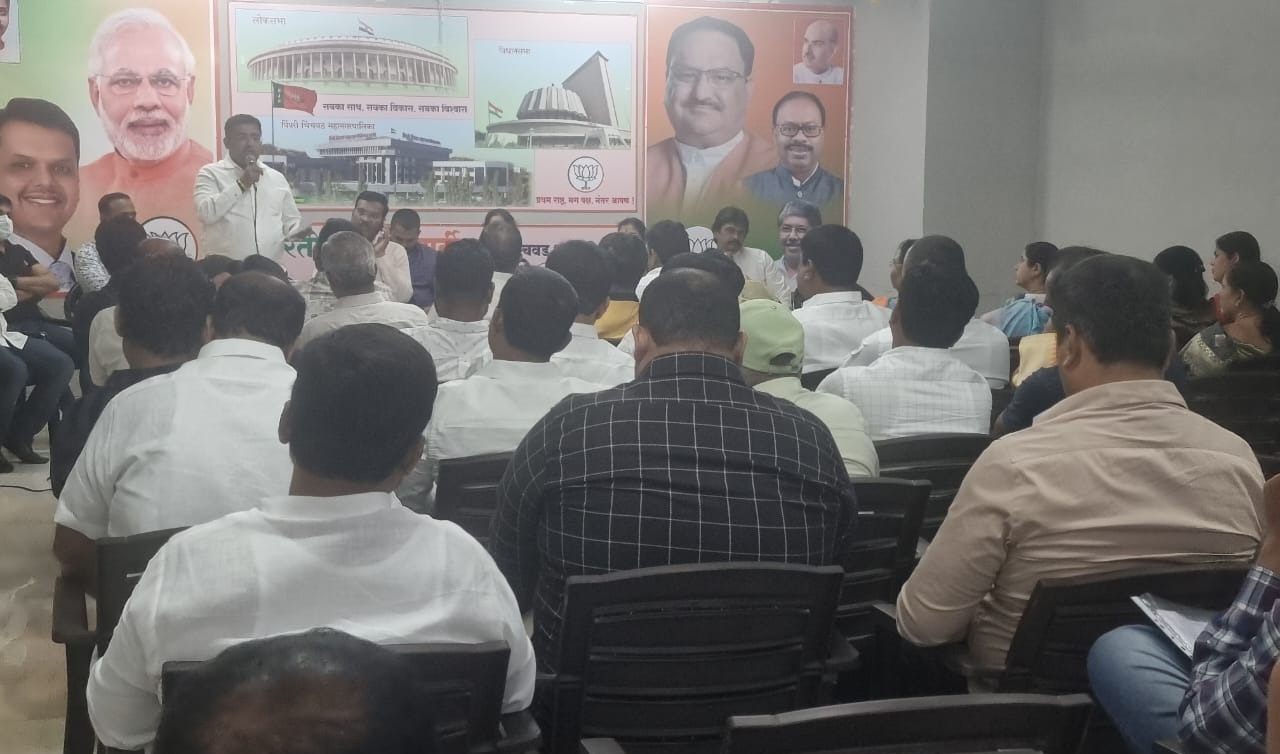 शहर भाजपातर्फे ६ एप्रिल रोजीच्या वर्धापन दिनाची जय्यत तयारी; संघटन सरचिटणीस अमोल थोरात यांची माहिती
