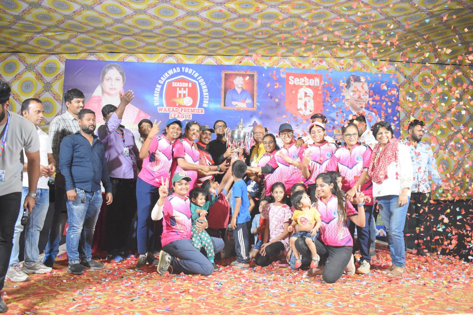 वाकड प्रिमियर लीग: पुरुषांमध्ये वीर मराठी संघ तर महिला संघामध्ये वेदांता जेम्स विजयी