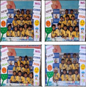 प्रचिती पब्लिक स्कूल पिंपळनेर येथे नववर्षाचे स्वागत मोठ्या उत्साहात