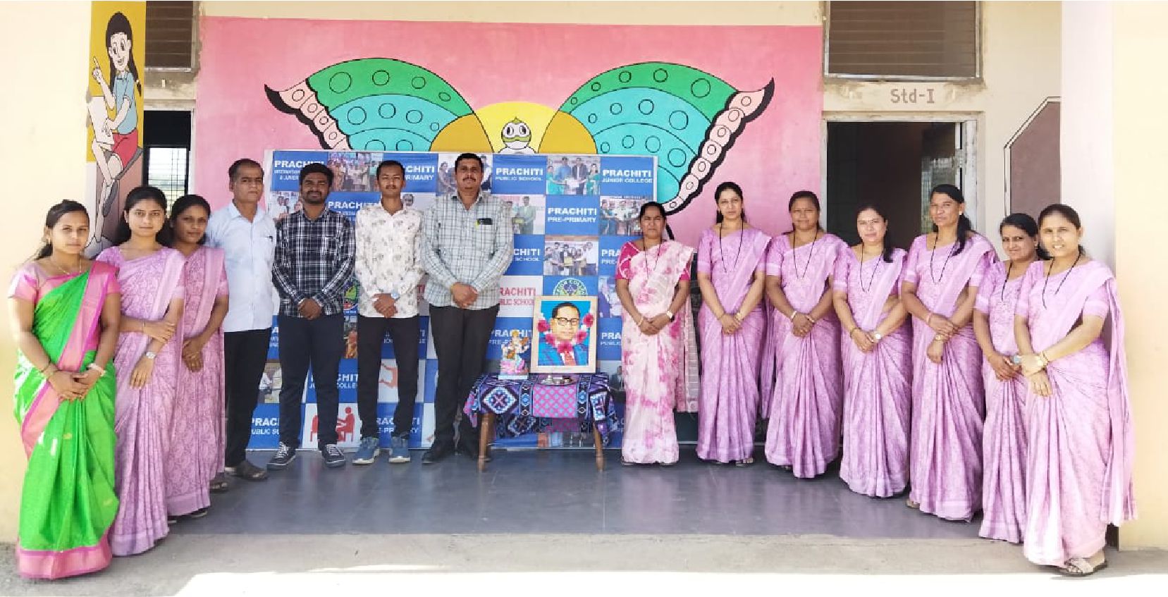 प्रचिती पब्लिक स्कूल, पिंपळनेर येथे महामानव  डाॅ. बाबासाहेब आंबेडकर यांची जयंती उत्साहात साजरी करण्यात आली