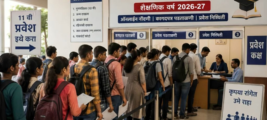 ११वी प्रवेशाची ऑनलाईन प्रक्रिया सुरू; विद्यार्थ्यांनी वेळेत अर्ज भरण्याचे आवाहन