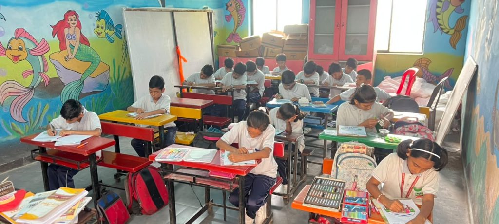 प्रचिती पब्लिक स्कूलमध्ये चित्रकला स्पर्धा उत्साहात संपन्न
