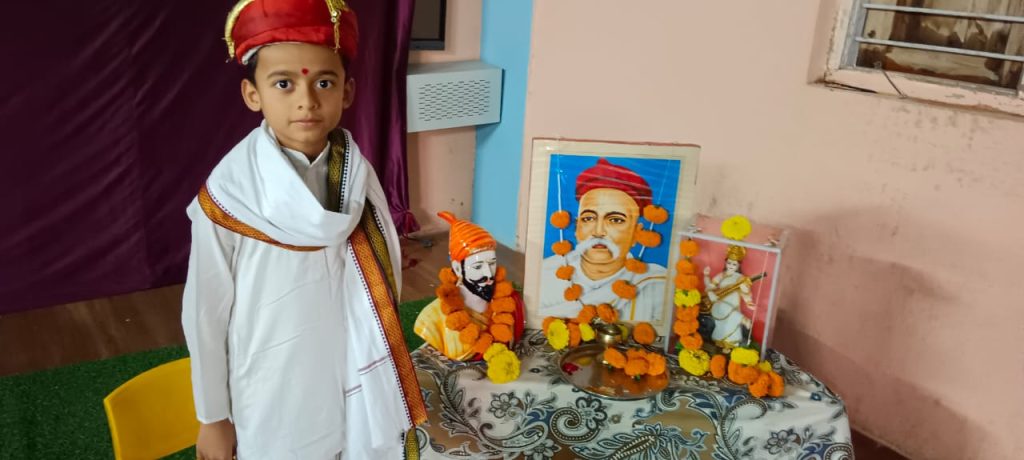 प्रचिती इंटरनॅशनल स्कूलमध्ये लोकमान्य टिळक जयंती उत्साहात साजरी